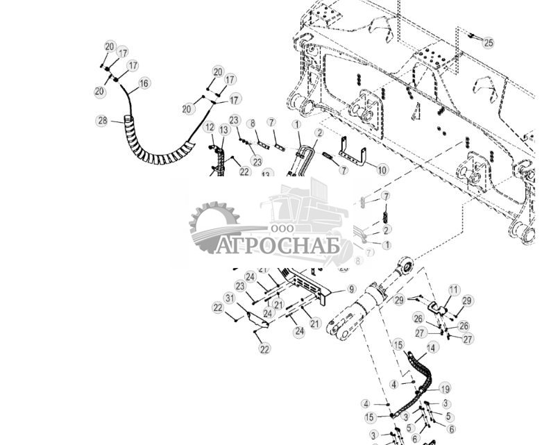 Трубопровод отвала, только перекос - ST806597 305.jpg